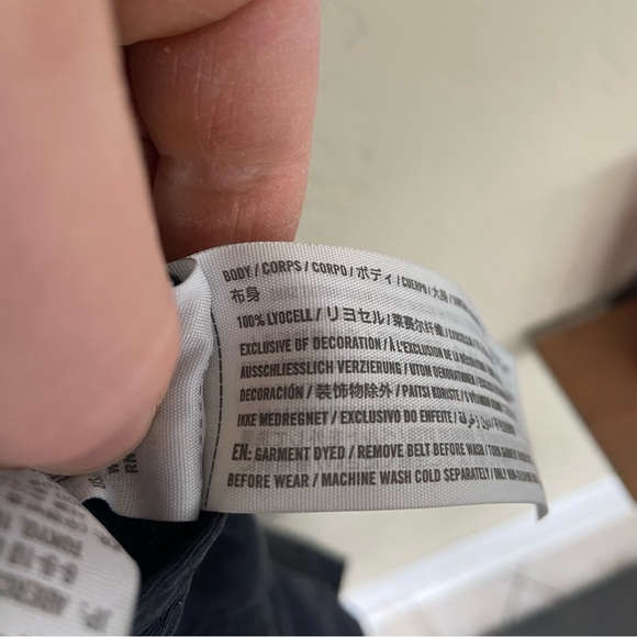 Abercrombie & Fitch black short sleeve v-neck jumpsuit in size L boho grunge - Picture 3 of 7